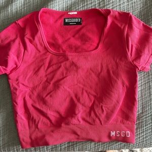 Missguided work out top. Size medium